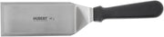 HUBERT Solid Food Turner Stainless Steel with Black Polypropylene Handle - 6"L Blade