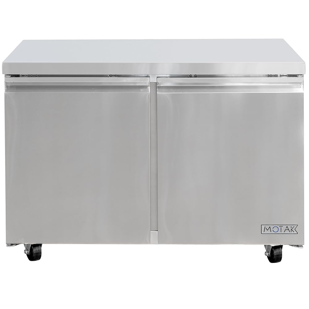 47 1/4" W Undercounter Refrigerator w/ (2) Sections & (2) Doors by MOTAK – 50.39x32.68x38.58, In Description, Check Images, Model MUR-48-X