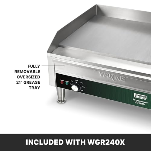 Waring 24 Inch |Model WGR240X / 25.5x28.75x14.125 / Stainless Steel Electric Griddles