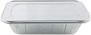 Handi-Foil of America Hfa 1/3 Third-Size Deep Aluminum Foil Steam / 5 lb Loaf Pan w/Foil Lids (Pack of 50 Sets)
