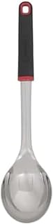 Farberware Classic Stainless Steel Slotted Turner and Basting Spoon, 13.5 Inch Kitchen Utensil for Mixing, Serving, and Basting - Dishwasher Safe Cooking Tool