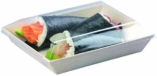 PacknWood 210SAMLT130 Lid for Rectangular Samurai Tray - 100 / CS