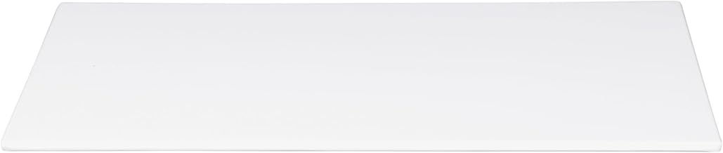 G.E.T. Enterprises M8155F-NW 15 3/4" x 7 3/4" White Melamine Tray | Dishwasher safe, Shatterproof, Great for Appetizers, Desserts, Buffet Displays and Catering