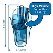 San Jamar 6 oz to 10 oz / Blue / Modern Storage & Transport