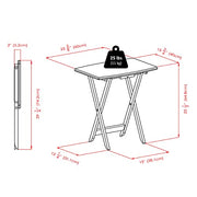Winsome Espresso / 23.6"W x 15.75"D x 25.5"H / Transitional Folding Tables