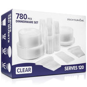 Stock Your Home 780 / 30 Pack Pack of 26 / Clear Plates