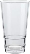 GET S-18-CL Plastic Revo Pint Glasses, 20 Oz, Case of 2 Dozen