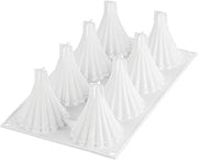 Silikomart Astro 95 Silicone Mold with 8 Cavities, Each 2.63 Inch Diameter x 3.12 Inch High