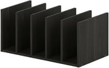 Furnifact Espresso Desktop Bookshelf Storage Organizer with 3 Shelves, Wooden Construction, Compact Design, Ideal for Home and Office Use
