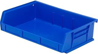 QUANTUM STORAGE SYSTEMS Hang and Stack Bin,7-3/8" L Outside