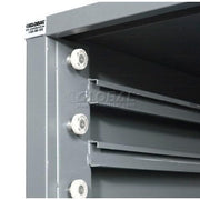 41" W Flat File Cabinet by Global Industrial – 40.75" W x 28.38" D x 16" H, Alloy Steel, Grey, Model 506825GY