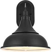 Elian One Light Outdoor Wall Sconce Black