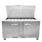 Dealer's Choice Compact Prep Table Refrigerator with low-profile flat lid by Traulsen – White, Model UST6012-LL-SB