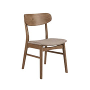 Mid-Century Modern Wooden Dining Side Chairs Set of by Furnifact – Wood, Brown, Pack of 2