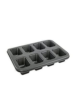 8-Cup Mini Loaf Pan, Non-Stick Carbon Steel Bread Baking Pan by Winco – 8-Cup, 0.3125 pounds, Carbon Steel, Model HLF-8MN