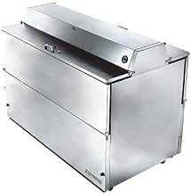 TRUE TMC-58-S-DS-HC Forced Air Dual Sided Milk Cooler Stainless Exterior, Aluminum Interior, Sixteen Crate Capacity