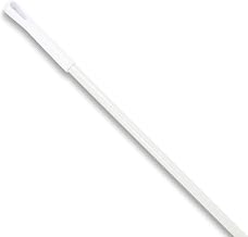 SPARTA Fiberglass Broomstick Replacement Broom Handle with Acme Threaded Tip for Industrial Cleaning Tools, Fiberglass, 60 Inches, White