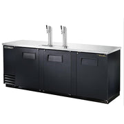 (4) 1/2 Keg Capacity Draft Beer Cooler by TRUE – Black, Model TDD-4-HC