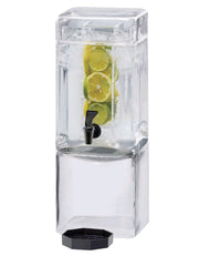 1-Gallon Compact Beverage Dispenser with Stand by CAL-MIL – 1 Gallon, 3.0 gallons, Acrylic, Clear, Model 1112-3A