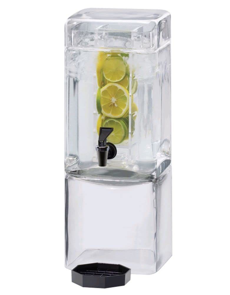 1-Gallon Compact Beverage Dispenser with Stand by CAL-MIL – 1 Gallon, 3.0 gallons, Acrylic, Clear, Model 1112-3A