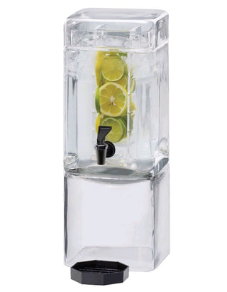 1-Gallon Compact Beverage Dispenser with Stand by CAL-MIL – 1 Gallon, 3.0 gallons, Acrylic, Clear, Model 1112-3A