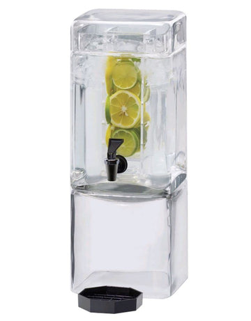 1-Gallon Compact Beverage Dispenser with Stand by CAL-MIL – 1 Gallon, 3.0 gallons, Acrylic, Clear, Model 1112-3A