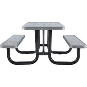 Global Industrial Grey / 72 inches x 62 inches x 29.5 inches / Industrial Picnic Tables