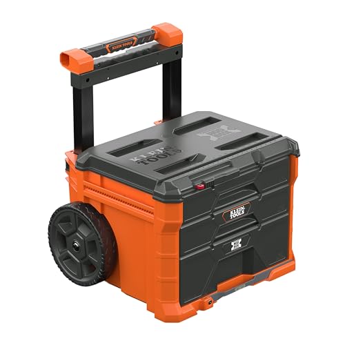 KLEIN TOOLS Three Drawer Rolling Toolbox / Orange / 1 Tool Boxes