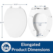 Bemis Elongated / White / 1 Toilet Seats