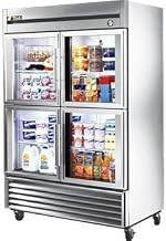 True T-49G-4 4 Half Glass Door Reach-In Refrigerator