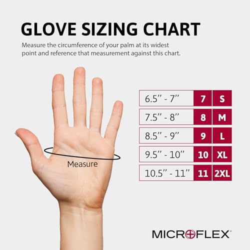 Ansell Size 9 (L) / Box (100) / Orange Non-Sterile Gloves