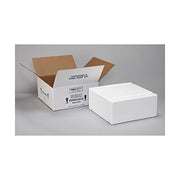 Insulated Shipping Container by Polar Tech – 7.19 x 8.56 x 16.00 in", White, Model XM15C