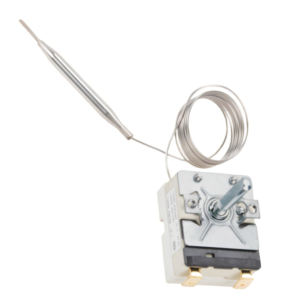 Glownary Replacement Thermostat for DFC4400 Funnel Cake Donut Fryer – 200-400°F Temperature Range