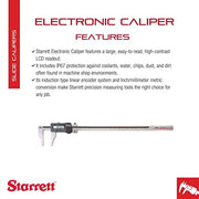 Starrett 0-24" / Steel / LCD Digital Calipers