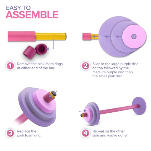 Modern Innovations Barbell / Pink/Purple / 30 inches x 7 inches Categories