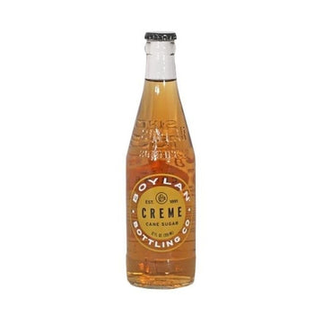 Bottling Co Creme Soda by Boylan – 12 Fl Oz (Pack of 24), Cream, Pack of 24