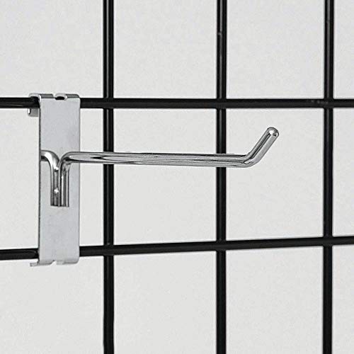 Chrome Grid Wall Hooks by Retail Resource – Model GH4