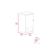 Medicine Cabinet Porto by Generic – One size, Other, Light Oak / White, Model WHF531