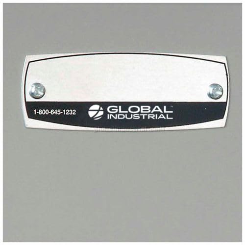 Infinity Two-Tier Two-Door Locker with Recessed Handle & by Global Industrial – Stainless Steel, Grey, Model 254123GY