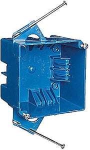 Carlon Junction Box 32 Cu In Pvc 2 Gang Blue Bulk