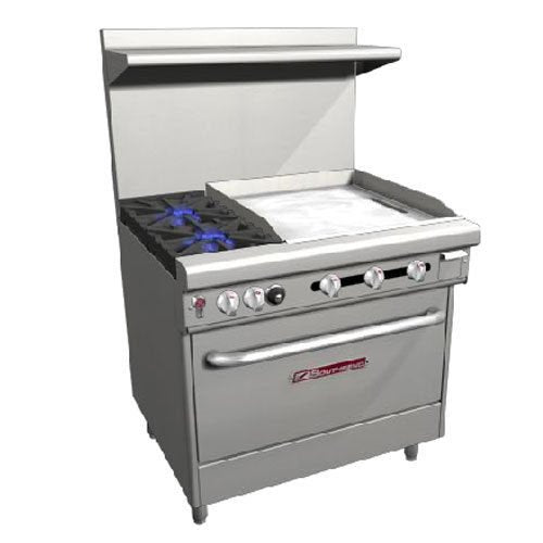 Southbend Range by South Bend – Iron, Stainless-Steel, Model S36D-2TR
