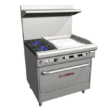 Southbend Range by South Bend – Iron, Stainless-Steel, Model S36D-2TR