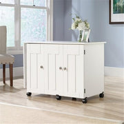 Sauder Soft White / unspecified / Adjustable Sewing Cabinets