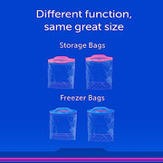 Ziploc 30 Count (Pack of 4) / Blue / 120 Count Food Storage Bags