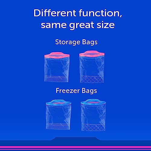 Ziploc 30 Count (Pack of 4) / Blue / 120 Count Food Storage Bags