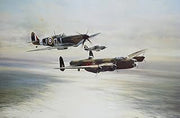 Robert Taylor - Memorial Flight SN counter signed by pilots