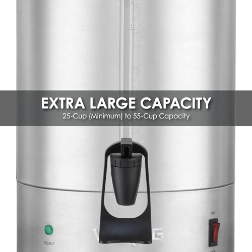 Waring 55-Cup / 55 Cup Capacity / Silver Coffee Urns