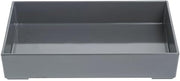 HUBERT Grey Melamine Tray - 9 3/4"L x 6 3/4"W x 1 3/4"H