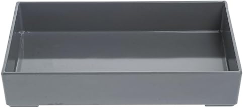 HUBERT Grey Melamine Tray - 9 3/4"L x 6 3/4"W x 1 3/4"H