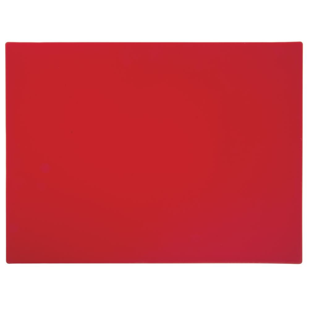 Kratos by Cutting Board Red - 18" L x 24" W x 1/2 H by HUBERT – 24"L x 18"W, Plastic, Red, Model 1824-2L-RD